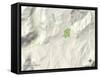 Political Map of Snowmass Village, CO-null-Framed Stretched Canvas