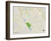 Political Map of Socorro, TX-null-Framed Art Print