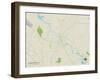 Political Map of Somersworth, NH-null-Framed Art Print