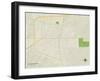 Political Map of South Fulton, TN-null-Framed Art Print