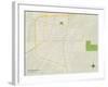 Political Map of South Fulton, TN-null-Framed Art Print