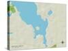 Political Map of South Gull Lake, MI-null-Stretched Canvas