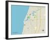 Political Map of South Haven, MI-null-Framed Art Print
