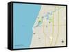 Political Map of South Haven, MI-null-Framed Stretched Canvas