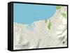 Political Map of South Lake Tahoe, CA-null-Framed Stretched Canvas