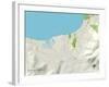 Political Map of South Lake Tahoe, CA-null-Framed Art Print