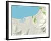 Political Map of South Lake Tahoe, CA-null-Framed Art Print