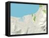 Political Map of South Lake Tahoe, CA-null-Framed Stretched Canvas