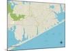 Political Map of Southampton, NY-null-Mounted Art Print