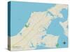 Political Map of Southold, NY-null-Stretched Canvas