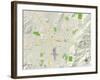 Political Map of Sparks, NV-null-Framed Art Print