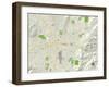 Political Map of Sparks, NV-null-Framed Art Print