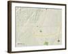 Political Map of Spring Hill, TN-null-Framed Art Print