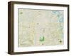 Political Map of Springdale, AR-null-Framed Art Print