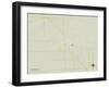 Political Map of Stamford, TX-null-Framed Art Print