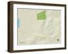 Political Map of Stateburg, SC-null-Framed Art Print