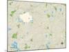 Political Map of Sudbury, MA-null-Mounted Art Print