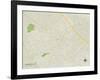 Political Map of Summerville, SC-null-Framed Art Print