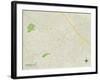 Political Map of Summerville, SC-null-Framed Art Print