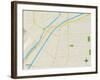 Political Map of Summit, IL-null-Framed Art Print