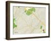 Political Map of Summit, NJ-null-Framed Art Print