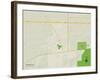 Political Map of Swanton, OH-null-Framed Art Print