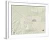 Political Map of Taft, CA-null-Framed Art Print