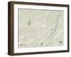 Political Map of Tahlequah, OK-null-Framed Art Print