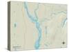 Political Map of Talkeetna, AK-null-Stretched Canvas