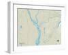 Political Map of Talkeetna, AK-null-Framed Art Print