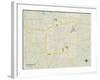 Political Map of Texarkana, TX-null-Framed Art Print