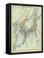 Political map of the Japanese Empire, early 20th century-Unknown-Framed Stretched Canvas