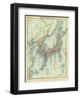 Political map of the Japanese Empire, early 20th century-Unknown-Framed Premium Giclee Print