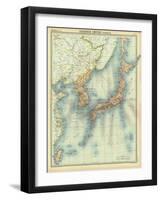 Political map of the Japanese Empire, early 20th century-Unknown-Framed Giclee Print