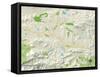 Political Map of Thousand Oaks, CA-null-Framed Stretched Canvas