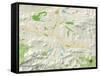 Political Map of Thousand Oaks, CA-null-Framed Stretched Canvas