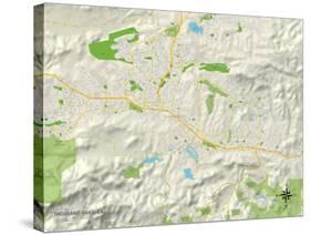 Political Map of Thousand Oaks, CA-null-Stretched Canvas