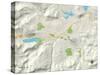 Political Map of Truckee, CA-null-Stretched Canvas