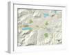 Political Map of Truckee, CA-null-Framed Art Print