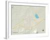 Political Map of Tucumcari, NM-null-Framed Art Print