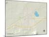 Political Map of Tucumcari, NM-null-Mounted Art Print