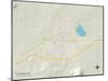 Political Map of Tucumcari, NM-null-Mounted Art Print