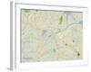 Political Map of Tuscaloosa, AL-null-Framed Art Print