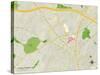 Political Map of Tysons Corner, VA-null-Stretched Canvas