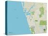 Political Map of Venice, FL-null-Stretched Canvas