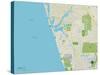 Political Map of Venice, FL-null-Stretched Canvas