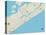 Political Map of Ventnor City, NJ-null-Stretched Canvas