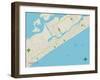 Political Map of Ventnor City, NJ-null-Framed Art Print
