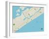 Political Map of Ventnor City, NJ-null-Framed Art Print