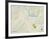 Political Map of Ware Shoals, SC-null-Framed Art Print